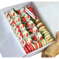 Macarons + Chocolate Dipped Strawberries Gift Box in Hello Kitty Theme